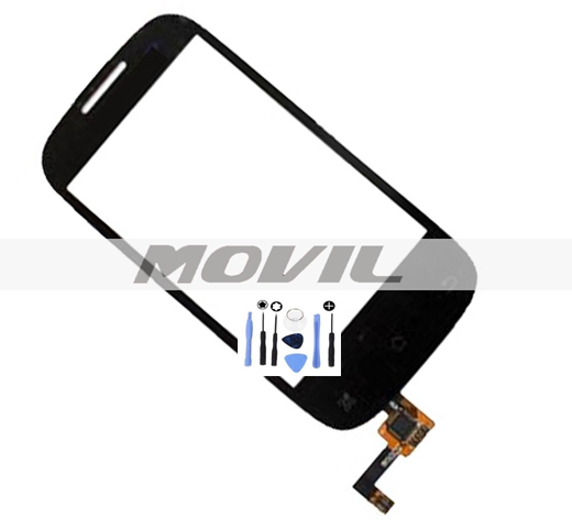 Black Front Outer Glass Touch Panel Digitizer Screen For Coolpad 5832